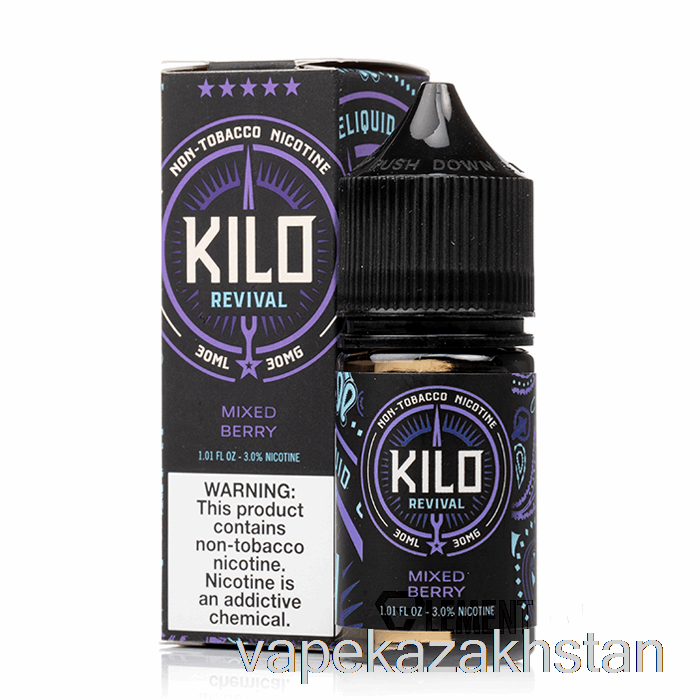 Vape Smoke Mixed Berries - KILO Revival Salts - 30mL 30mg